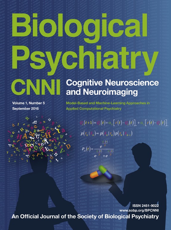 Biol. Psych. CNNI special issue on computational psychiatry